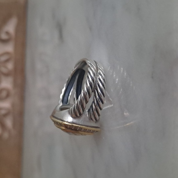 Authentic David Yurman Albion ring, Prasiolite - Picture 6 of 17